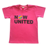 Camiseta Camisa Manga Curta Infantil Now United Algodão