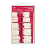 Belliz 100un Tips Belliz Curvatura C Natural Cod.1297