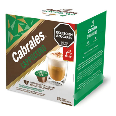 Café capuccino en cápsula Cabrales Cápsulas 8 u | MercadoLibre