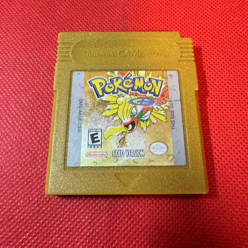 Pokémon Gold Version Game Boy Color Gbc