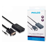 Vga + Adaptador De Audio A Hdmi Philco 29bga08118