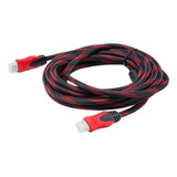 Cable Hdmi 20 Metros Mallado Full Hd 3d 4k Tv Dvd Consolas 