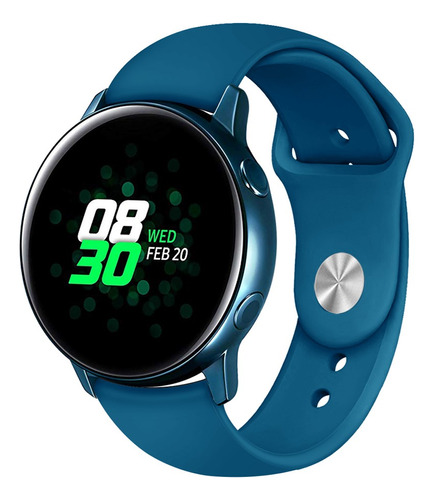 Correa Compatible Samsung Watch Active 1 & 2 Azul Turq 20mm
