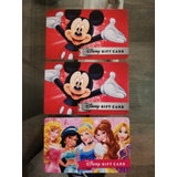 Disney Lote 3 Gift Cards Nuevas Sin Uso