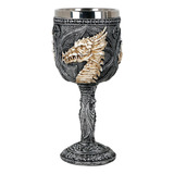 Calavera Medieval Got Dragongoblet 7oz D&d Vino Copas C...