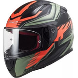 Casco Cerrado Ls2 Rapid Ii Gale Negro Rojo Vde