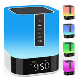 Reloj Despertador Con Altavoz Bluetooth Con Luz Nocturna Par