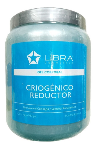 Gel Criogeno Reductor Corporal X 980grs Libra Cosmetica