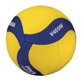 Pelota De Voley Mikasa Modelo V450w Color Amarillo-azul