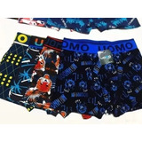 Pack 3 Boxer Uomo De Hombre Estampados - Lisos