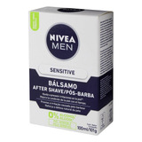 Kit Com 03 Pós Barba Nivea For Men Bálsamo Sensitive - 100ml