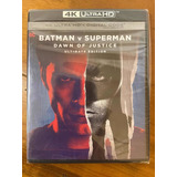 4k Bluray Batman Vs Superman A Origem Da Justiça - Lacrado