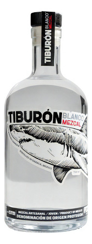 Mezcal Tiburón Blanco 750 Ml