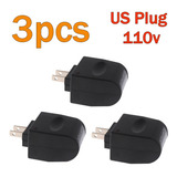 Adaptador Convertidor 110v Ac A 12v Dc 3piezas