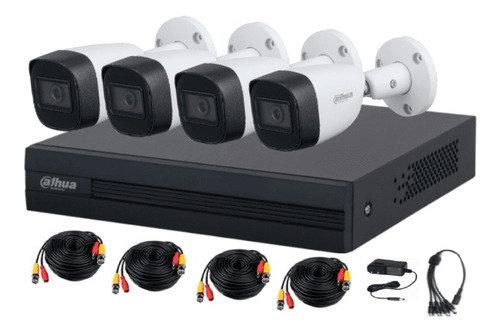 Kit 4 Camaras Bullet 5mp Audio Metalicas Dvr Wizsense  