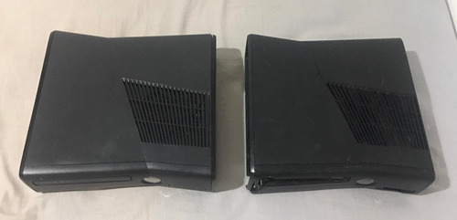 Não Sei Se Funcionam* Lote 2 Xbox 360 Slim - Leia Toda A Descrição