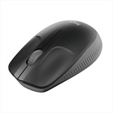 Mouse Logitech Inalámbrico M190  Full-size  Negro