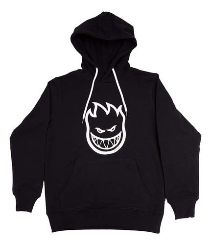 Polerón Niño Hoodie Spitfire Big Head Negro Blanco