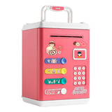Mini Cofre Eletrônico Infantil Porta Moeda E Notas C/ Senha 