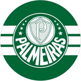 Cartela 40 Adesivos Palmeiras Mancha Verde Alviverde 3,5cm