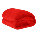 Manta Microfibra Lisa Casal Cobertor Soft Veludo + Vendido Cor Vermelha