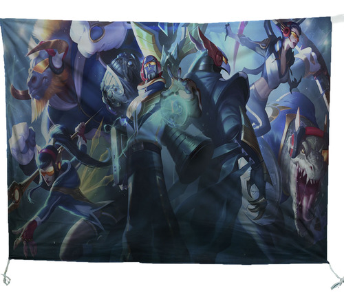 Bandera Legue Of Legends 100x150cm Decora Setup Gamer Skins