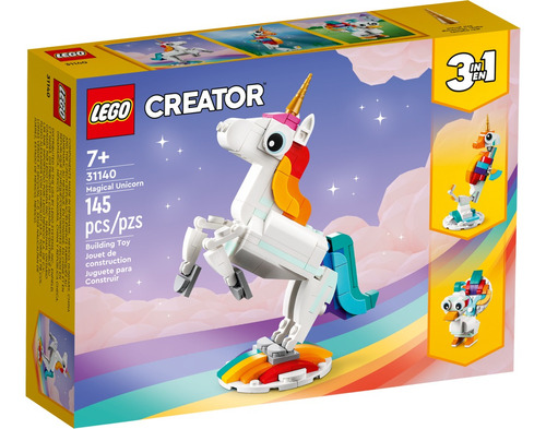 Lego Creator - Unicornio Mágico (31140) Cantidad De Piezas 145