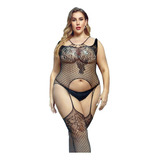 Bodystocking Plus Size, Encaje Sexy, Varios Modelos