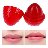 Bálsamo Labial Hidratante Con Color Frutilla Rojo