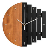 Relojes Pared Decorativos Modernos Con Marrón Negro