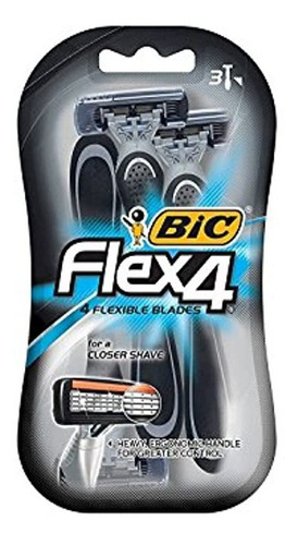 Bic Flex 4 Cuchilla De Afeitar Para Hombres