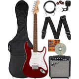  Fender Squier Affinity Stratocaster Hss Pack Amplific 10g