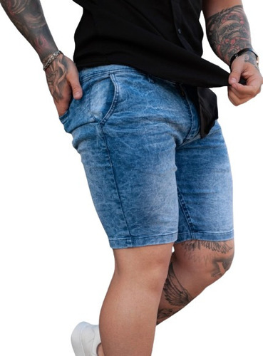 Bermuda Hombre Corto Liso Shorts Corte Chino Jean Colores