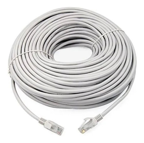 Cable De Red Cat5e Rj45 20 Metros Para Interior Armado