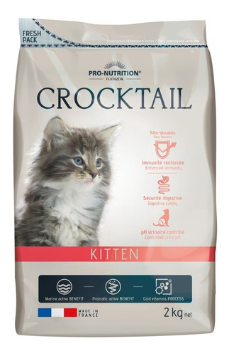 Pro-nutrition Crocktail Kitten Alimento 2kg