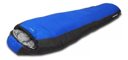 Bolsa De Dormir Spinit Montana -10 Grados Camping Montaña Color Azul Ubicación Del Cierre Derecho