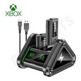 Carregador Controle Xbox One Series S/x + 2 Baterias 1200mah