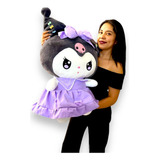 Peluche De Kuromi Purple Jumbo Sanrio Incluye Regalo