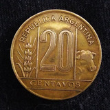 Argentina 20 Centavos 1942 Exc Cj 196.2 Fecha Chica