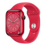 Apple Watch Series 8 Gps - Caja (product)red De Aluminio 45 Mm - Correa Deportiva (product)red - Patrón - Distribuidor Autorizado