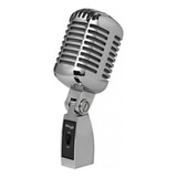 Microfone Profissional Vintage Stagg Sdm100 Cr Tipo 55sh