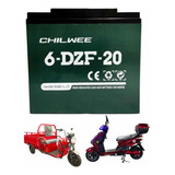 Bateria Para Moto 12v20ah / Triciclo Electrico 6-dzf-20