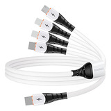 Cable De Carga Sdbaux Multi Usb C  Usb C A 4 En 1  Múltiple