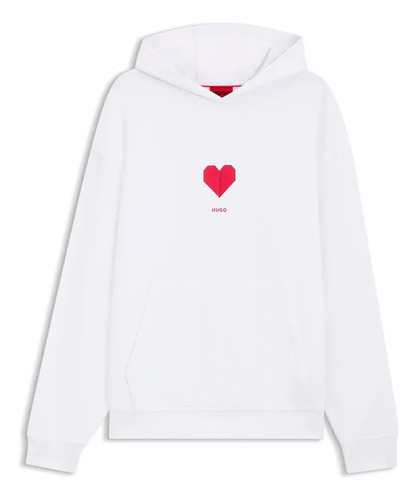 Sudadera Para Hombre Hugo Con Capucha Y Corazón De Origami | Meses sin interés