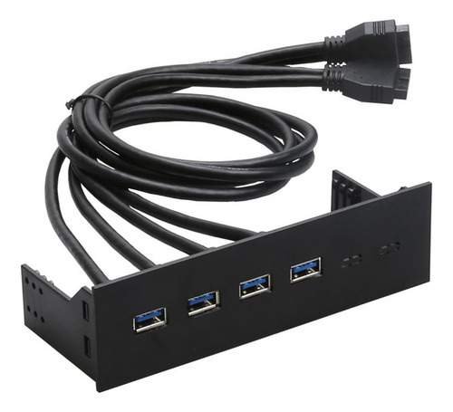 Hubs Usb Del Panel Frontal De 5,25 Bahía 4 Puertos Usb 3.0