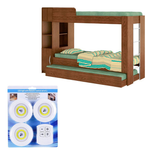 Beliche Ditália Cama Auxiliar Com Kit Luz Cm-15 Cozy