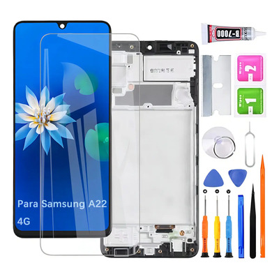 Pantalla Para Samsung A22 4g A225m A225f Incell Con Marco | Envío gratis