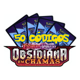 Pokémon Live Lote De 50 Códigos Obsidiana Em Chamas