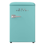 Frigobar Retro 76 L Termostato Ajustable Red Velvet Color Verde Claro