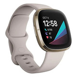 Smartwatch Fitbit Sense Gps Fb512glwt Reloj Inteligente Gold